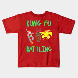 kung fu fighting! Kids T-Shirt